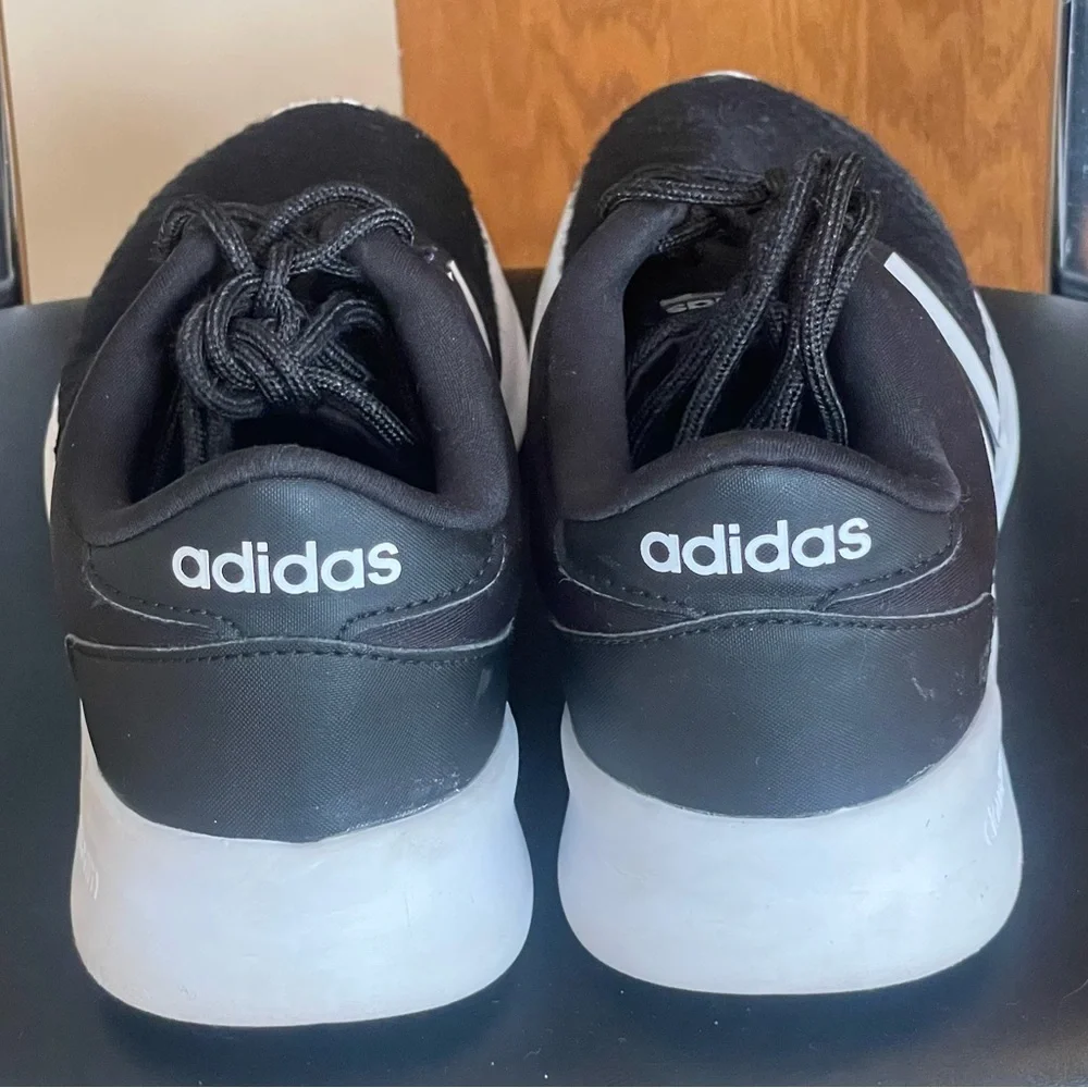 Adidas Black and White Sneakers - Picture 3 of 4